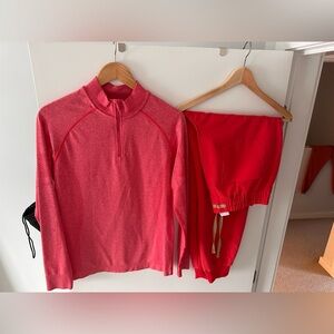 Figs Like New Women’s Fireside Half Zip Pull Over L Uman High-waist Pants L